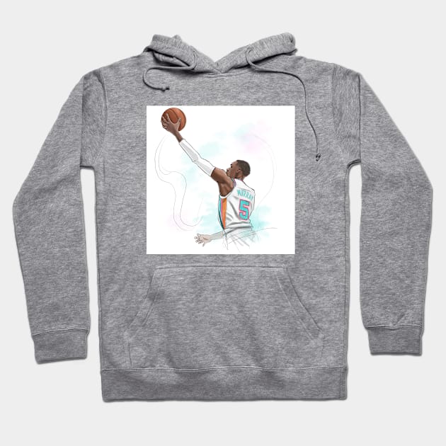 Dejounte Murray Hoodie by tea rent illustrations